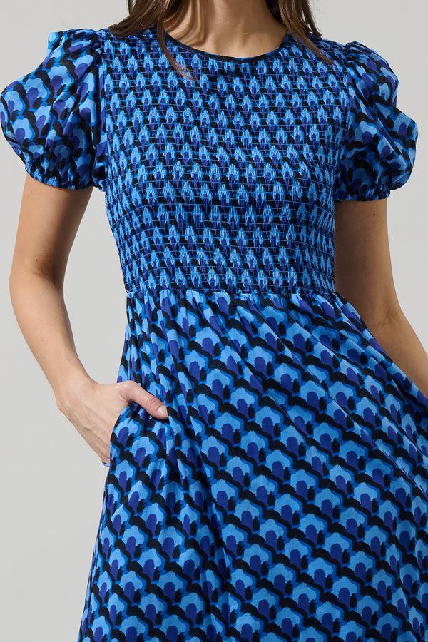 Sugarlips Bali Town Aruba Smocked Midi Dress