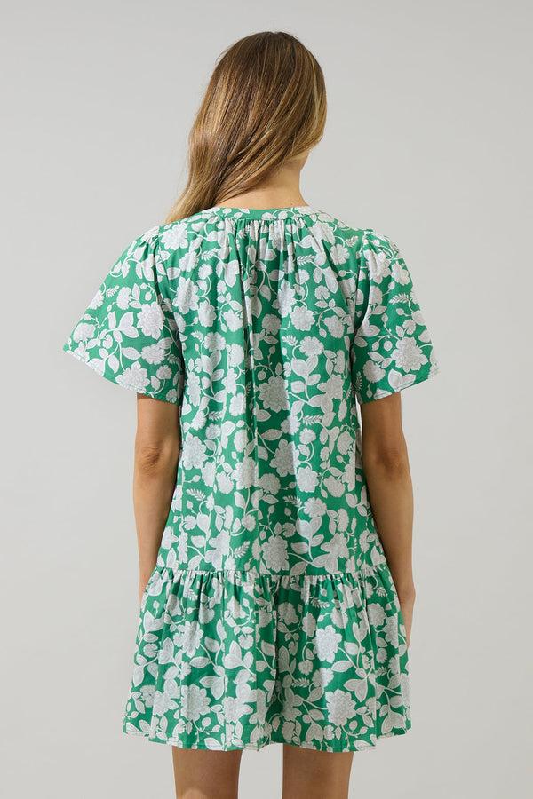 Sugarlips Baxley Floral Azari Shift Mini Dress