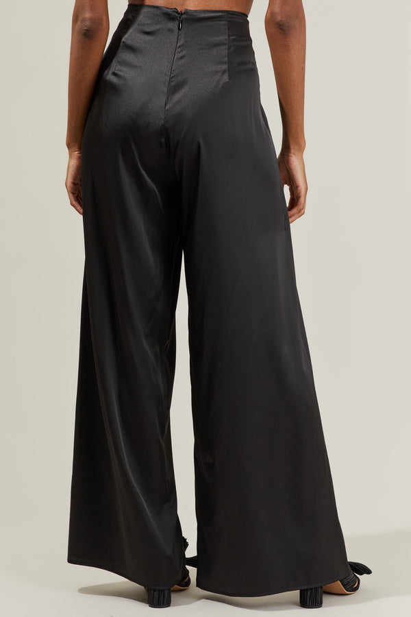 Sugarlips Belinda Satin Wrap Pants