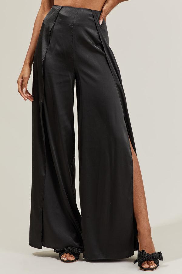 sugarlips Belinda Satin Wrap Pants