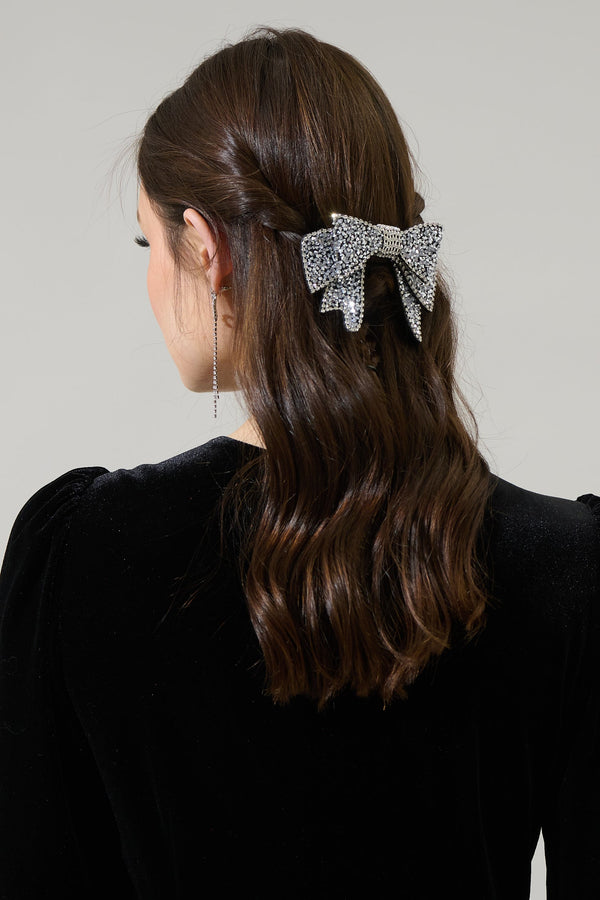 Sugarlips Bellamy Rhinestone Bow Hair Clip