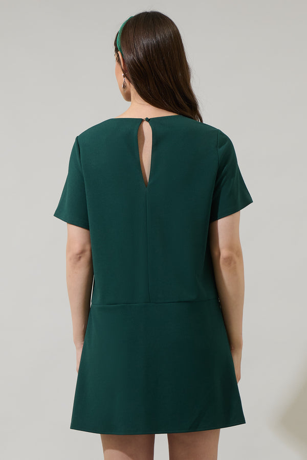 Sugarlips Benicia Bow Shift Mini Dress