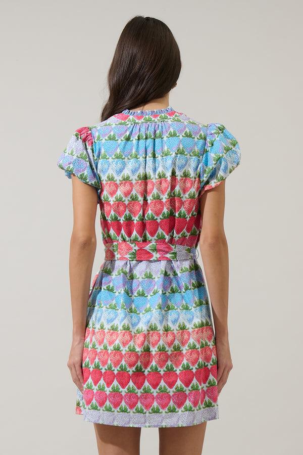 Sugarlips Berry Burst Orela Shift Mini Dress