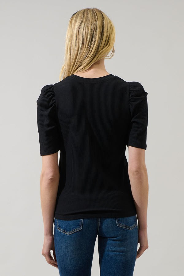 Sugarlips Bertha Knit Ruched Top