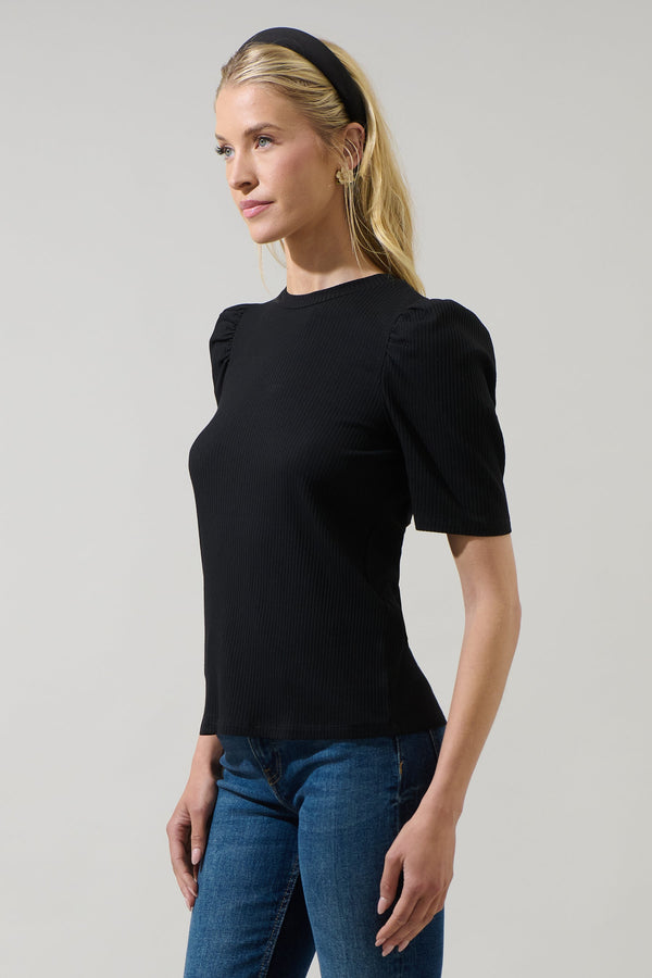 Sugarlips Bertha Knit Ruched Top