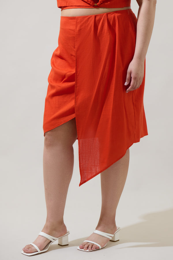 Sugarlips Bet On You Asymmetrical Midi Skirt Curve