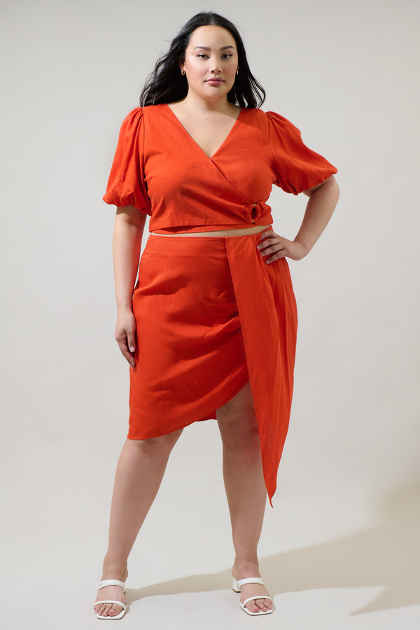 Sugarlips Bet On You Asymmetrical Midi Skirt Curve