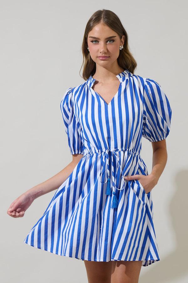 Sugarlips Bey Stripe Susan Mini Dress