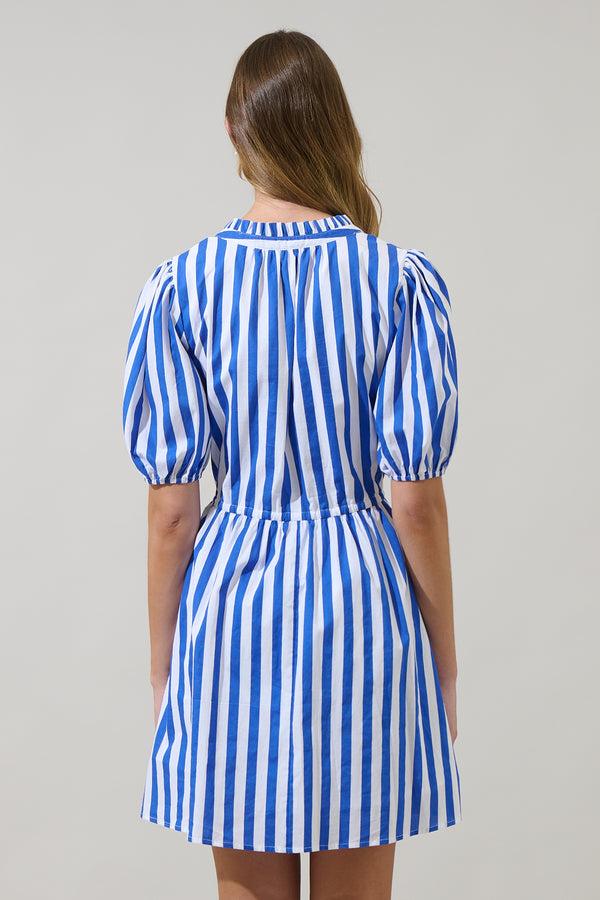 Sugarlips Bey Stripe Susan Mini Dress