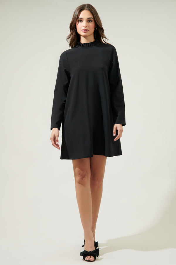 Sugarlips Blaine Ruffle Long Sleeve Mini Dress