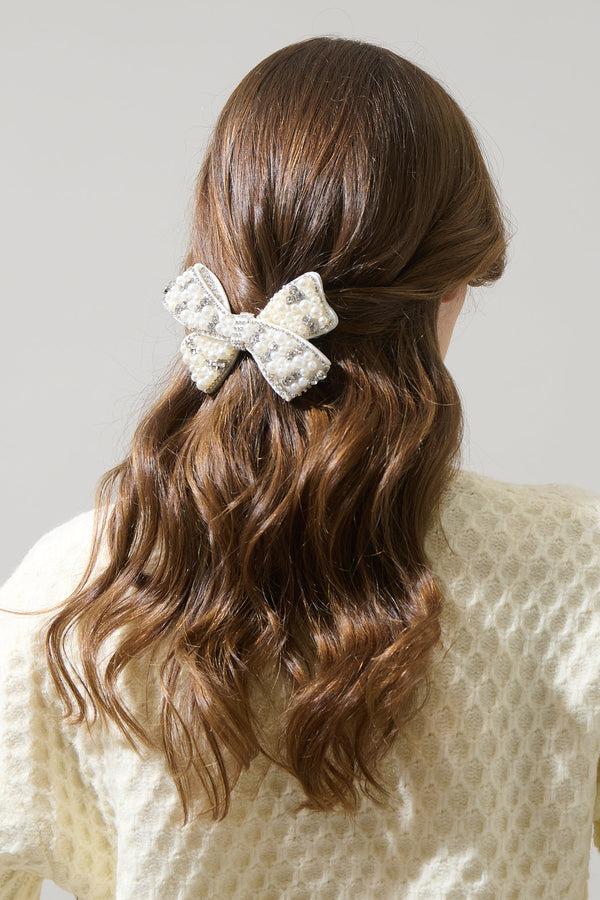 Sugarlips Blaire Pearl Bow Clip