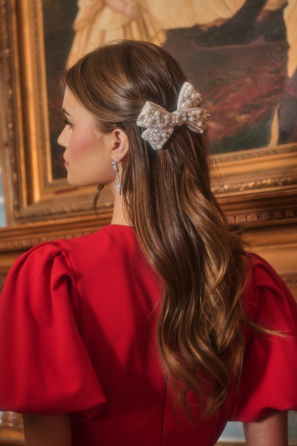 sugarlips Blaire Pearl Bow Clip