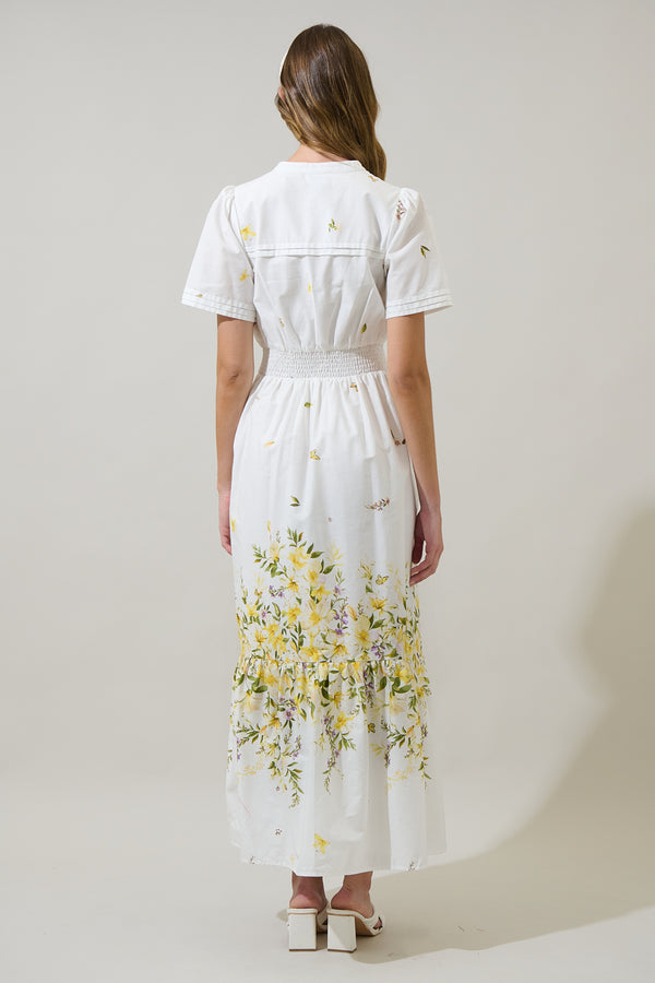 Sugarlips Bliss Field Janey Poplin Maxi Dress