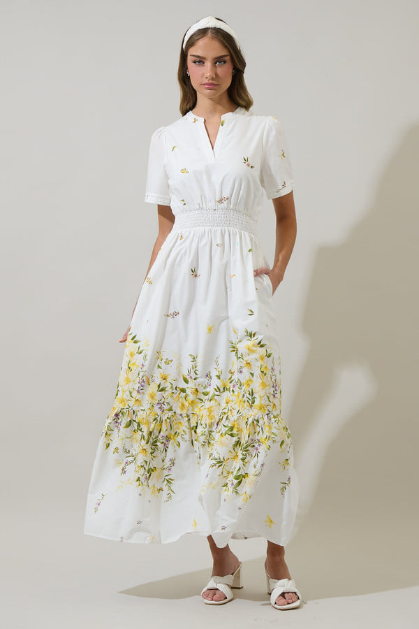 sugarlips Bliss Field Janey Poplin Maxi Dress