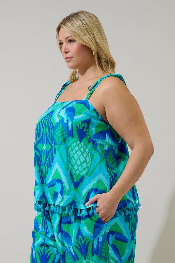 Sugarlips Blissy Tropical Yari Cami Top Curve