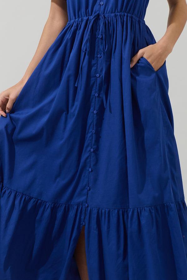 Sugarlips Bluebell Button Down Maxi Dress