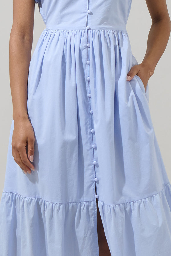Sugarlips Brey Blissa Button Midi Dress