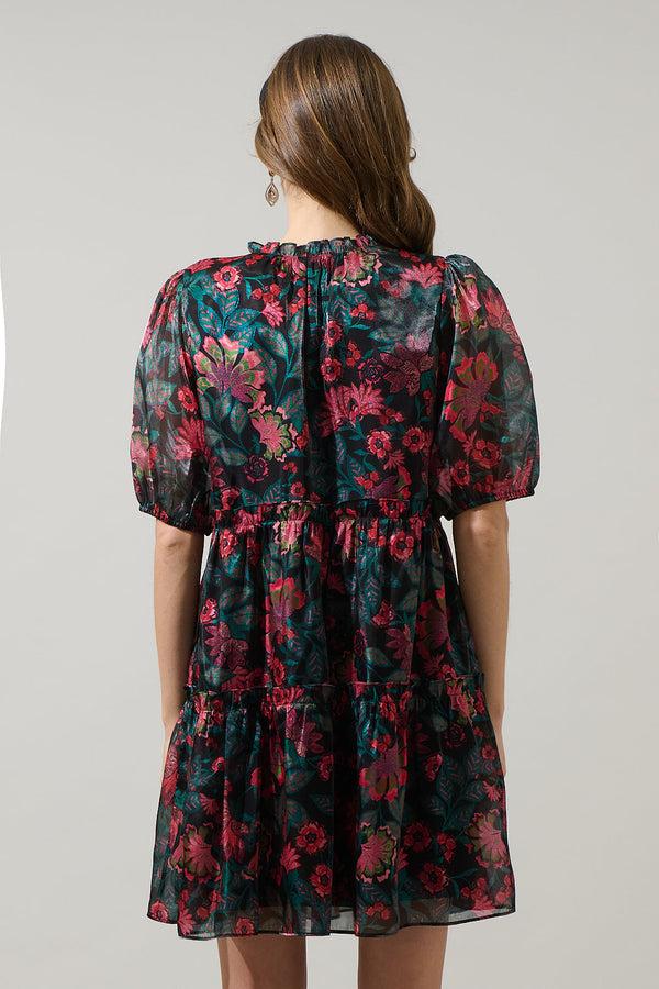 Sugarlips Briala Organza Islen Tiered Mini Dress