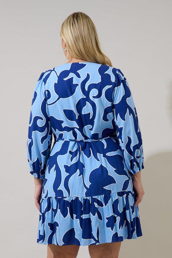 Sugarlips Briela Abstract Roana Mini Dress Curve