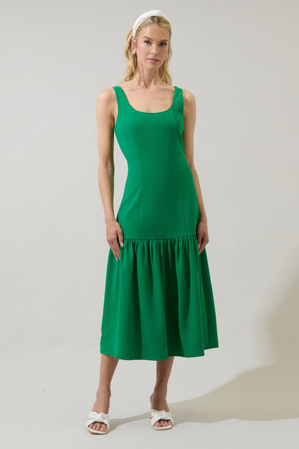 sugarlips Briella Sleeveless Midi Dress