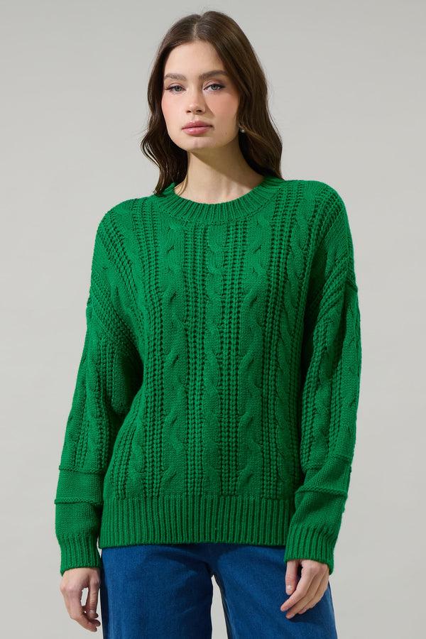 sugarlips Brielle Dropped Sleeve Sweater