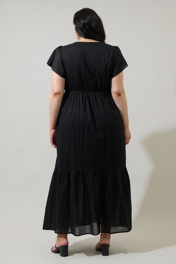 Sugarlips Brigid Blissa Button Midi Dress Curve