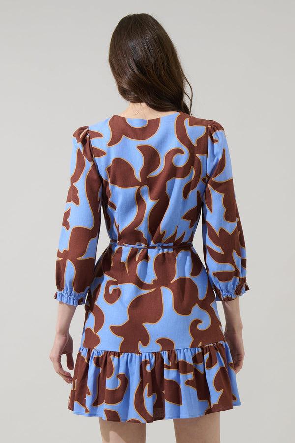 Sugarlips Briley Abstract Roana Mini Dress