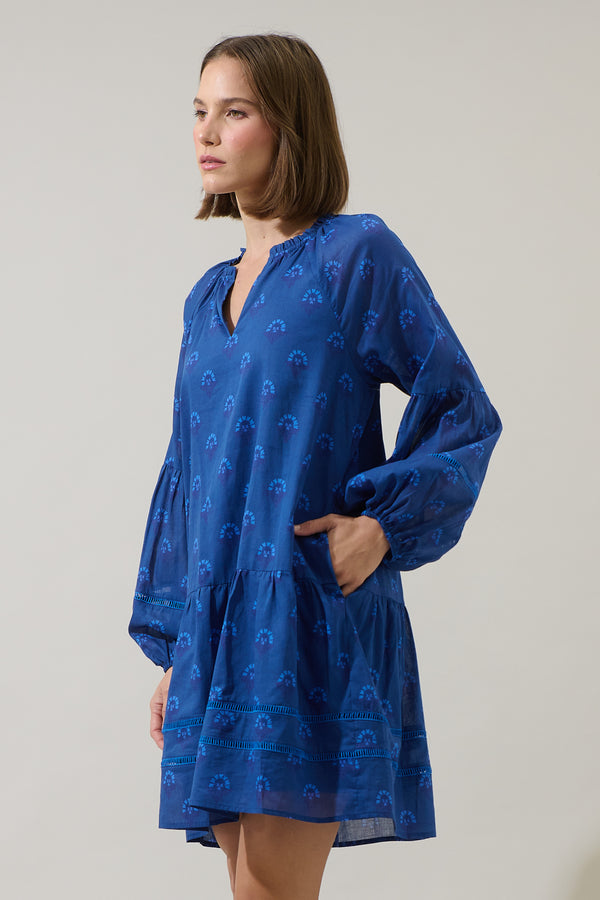 Sugarlips Briza Medallion Ivonna Shift Mini Dress