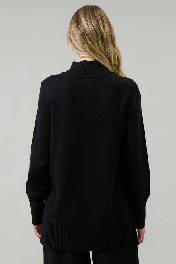 Sugarlips Brussel Mock Neck Sweater