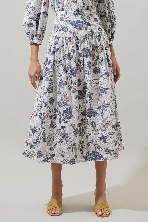 Sugarlips Bryony Floral Izzy Maxi A Line Skirt