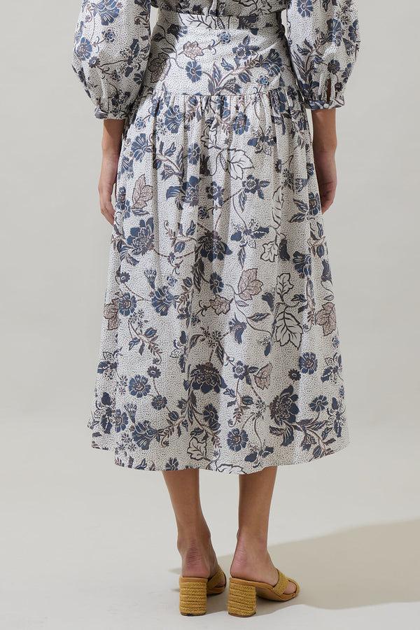 Sugarlips Bryony Floral Izzy Maxi A Line Skirt