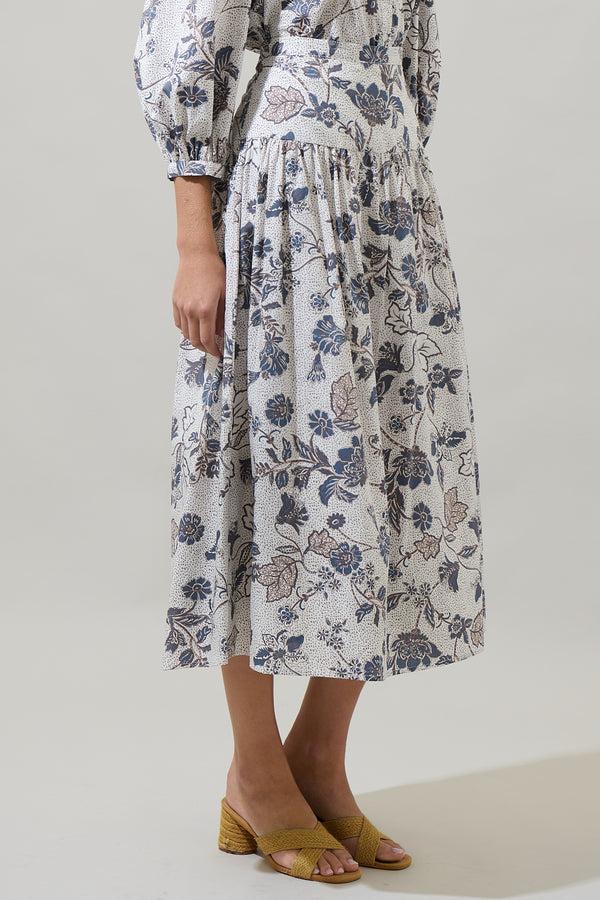 Sugarlips Bryony Floral Izzy Maxi A Line Skirt