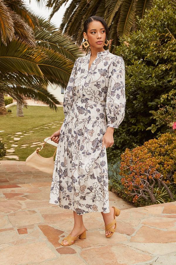 sugarlips Bryony Floral Izzy Maxi A Line Skirt