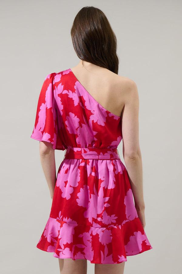 Sugarlips Burning Love Algeria Mini Satin Dress