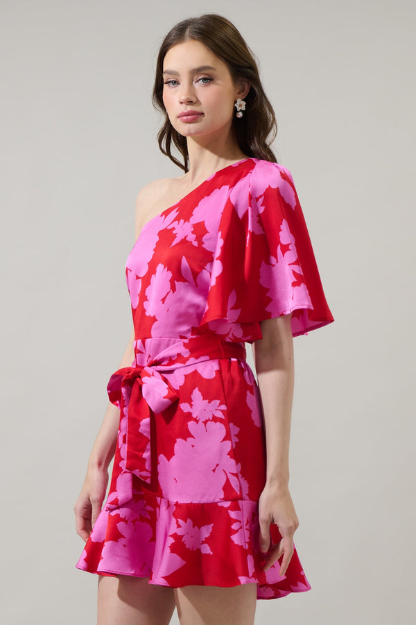 Sugarlips Burning Love Algeria Mini Satin Dress