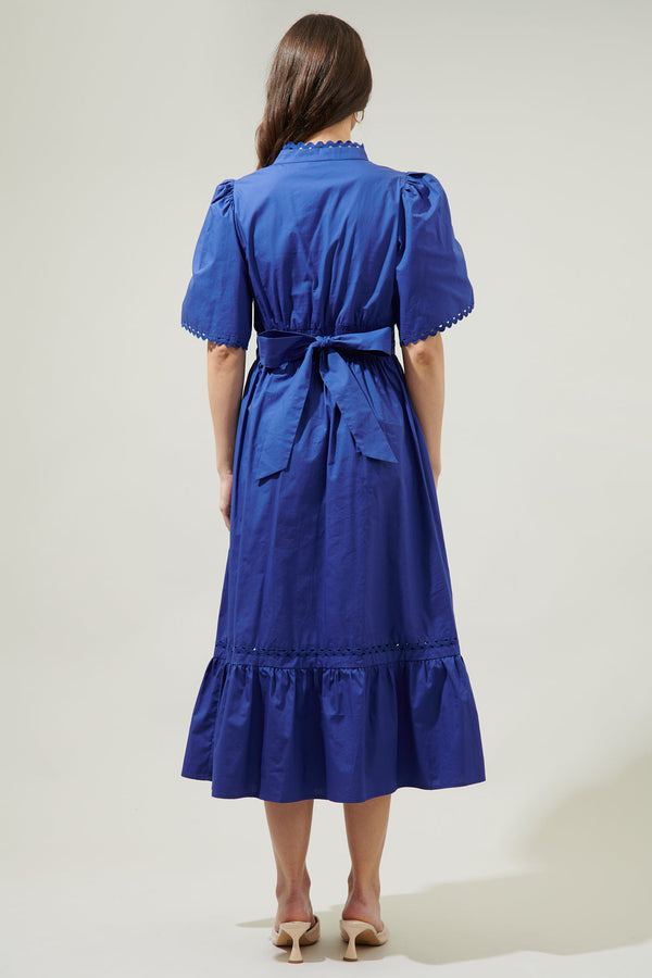 Sugarlips Camden Poplin Midi Dress