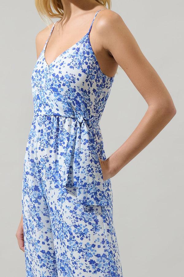 Sugarlips Camellia Floral Vicky Wide Leg Jumpsuit