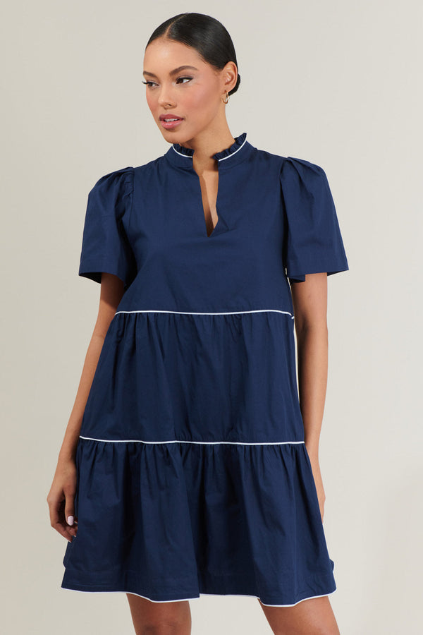 sugarlips Candace Tiered Mini Dress