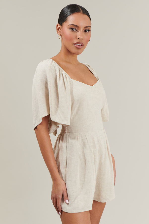 Sugarlips Candida Back Tie Romper