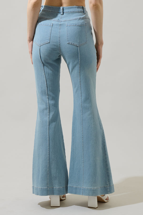 Sugarlips Carlie Flare Denim Pants