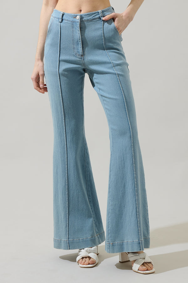 sugarlips Carlie Flare Denim Pants