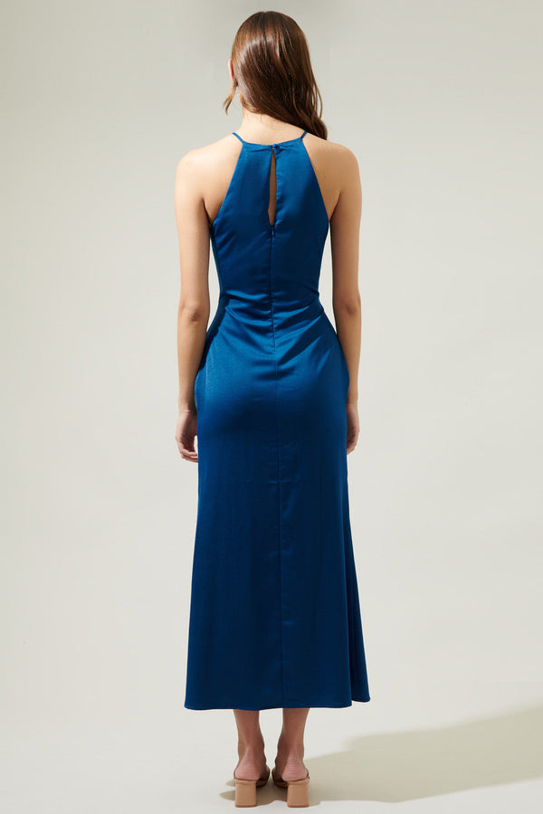Sugarlips Carmina Deep Slit Maxi Dress