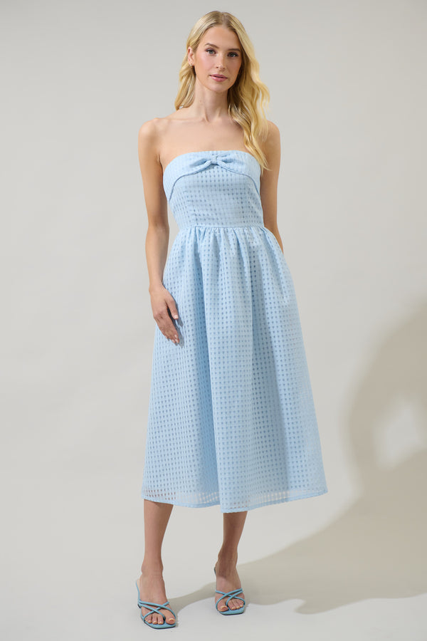 Sugarlips Cary Chest Bow Midi Dress