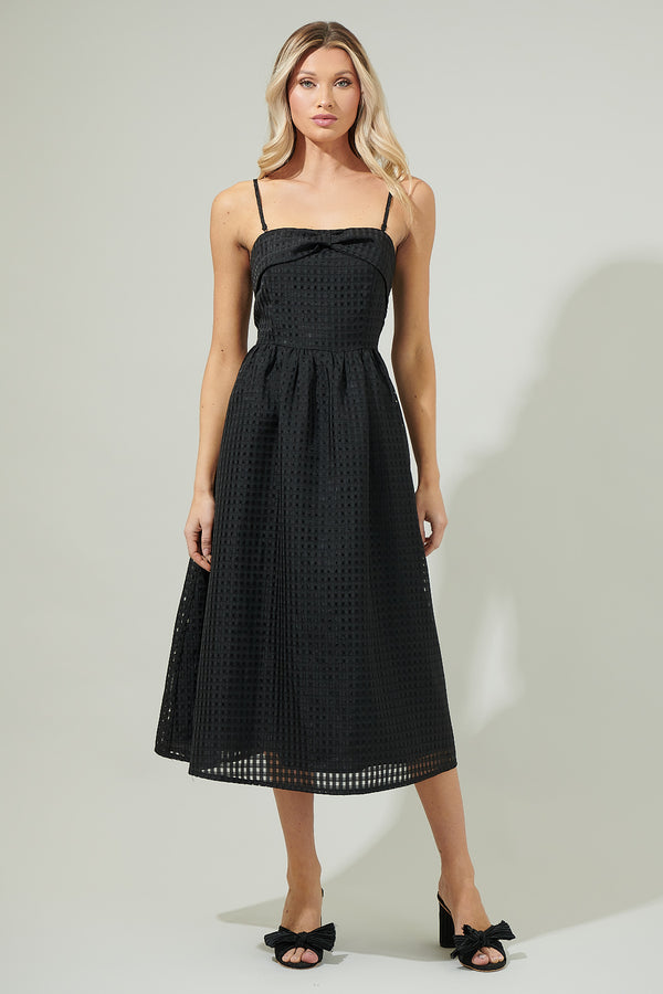 Sugarlips Cary Chest Bow Midi Dress