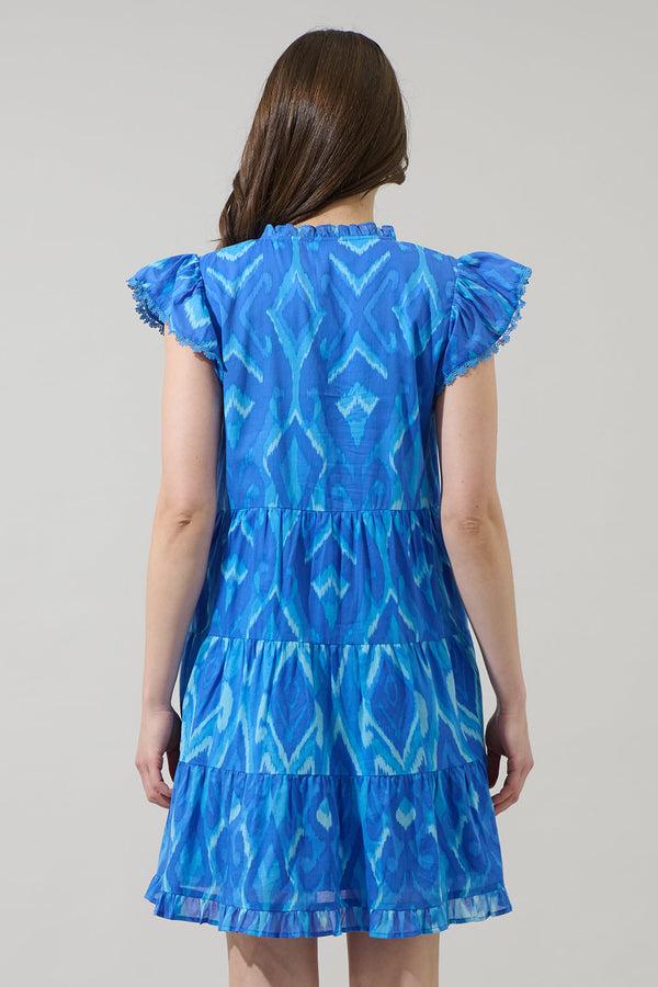 Sugarlips Carys Abstract Yodi Shift Mini Dress