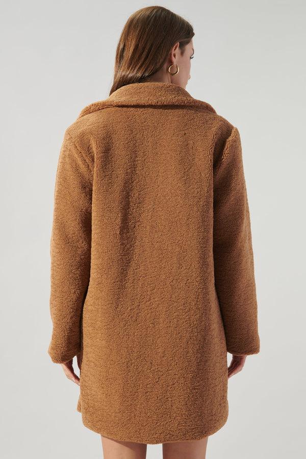 Sugarlips Casablanca Faux Sherpa Coat
