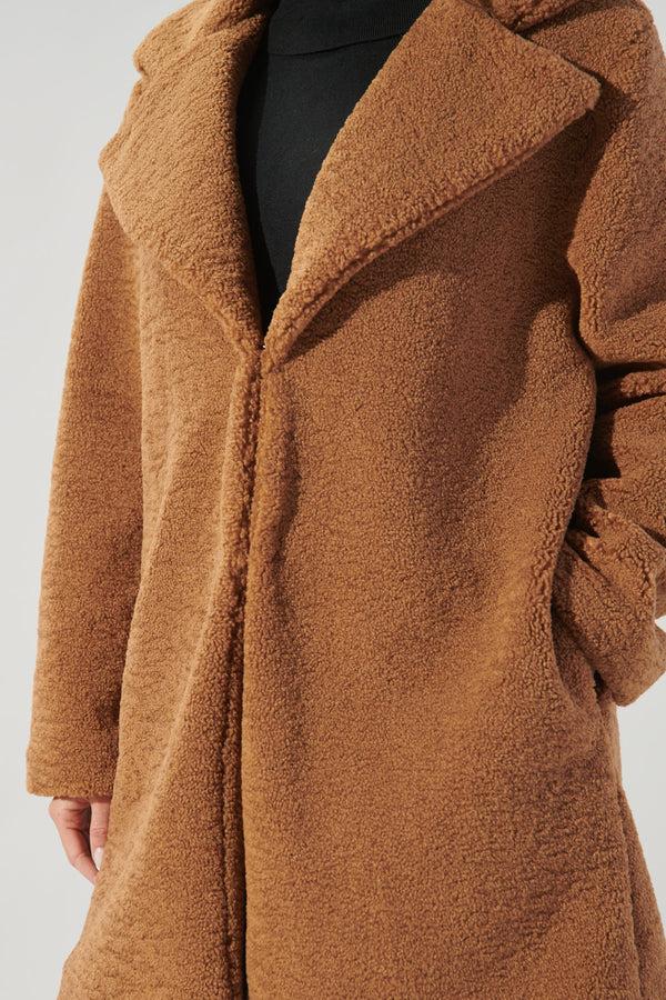 Sugarlips Casablanca Faux Sherpa Coat