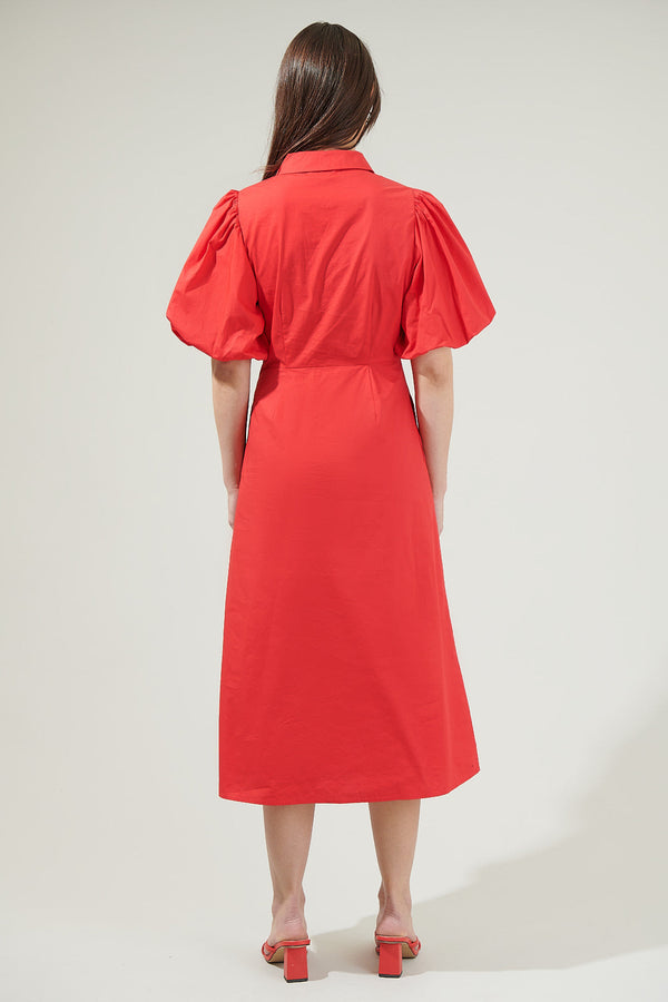 Sugarlips Cassidy Pleated Midi Dress