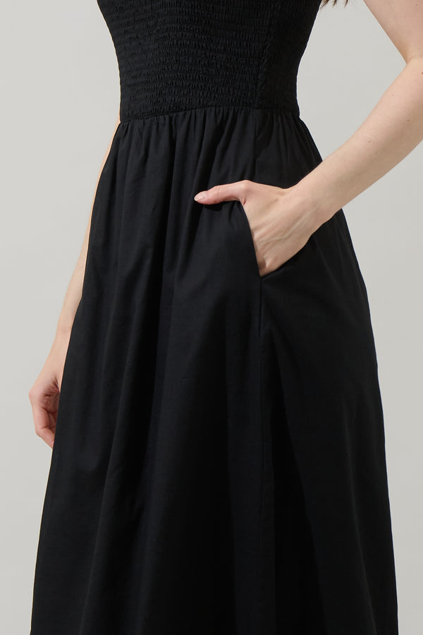 Sugarlips Cecil Smocked Midi Dress