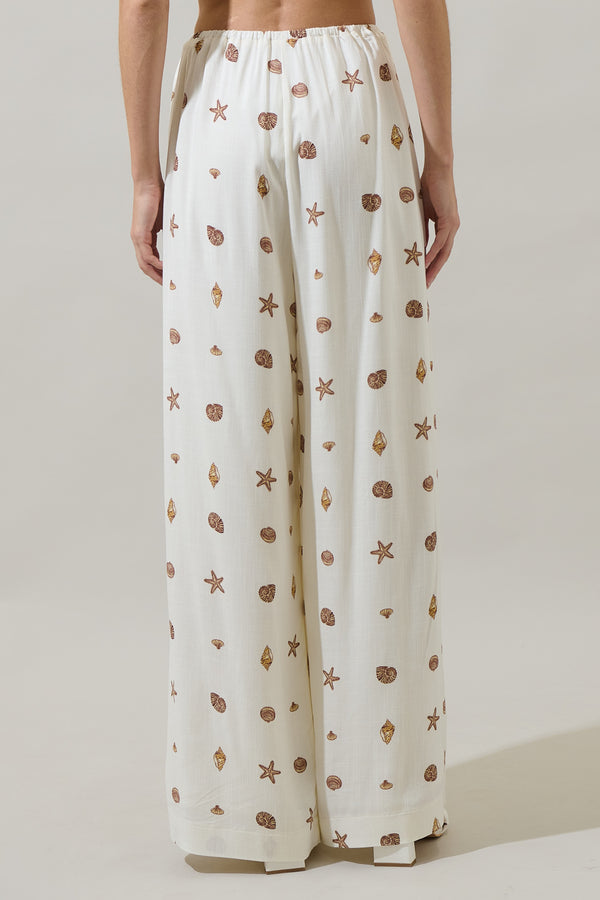 Sugarlips Cerise Shells Jacey Wide Leg Pants